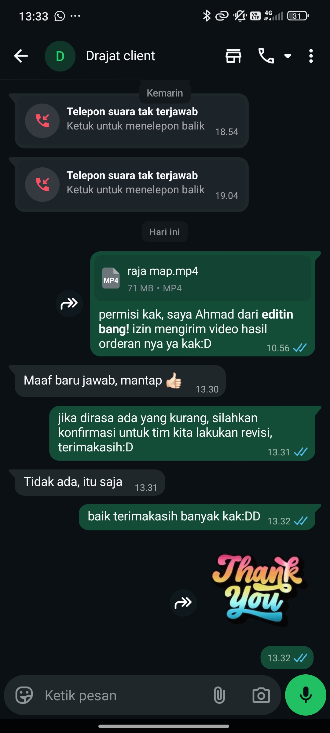 Testimoni WA 2